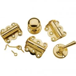 New ⌛ National Brass 3-Hinge Screen Door Kit ⭐