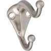 New 😀 National Satin Nickel 🧥 Coat & Hat Wardrobe Hook, 2 Per Card ✔️ 2 New 😀 National Satin Nickel 🧥 Coat & Hat Wardrobe Hook, 2 Per Card ✔️ -National Sales Store ItemImage 200501 q5vder t5fbk 6jo1ru
