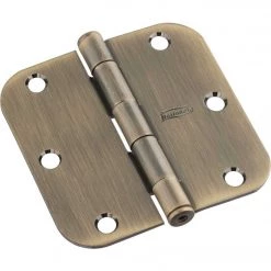 Budget 😍 National 3-1/2 In. X 5/8 In. Radius Antique Brass Door Hinge (3-Pack) 😍