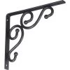 Brand new 🔥 National 773 7 In. D. X 8 In. H. Black Steel Decorative Shelf Bracket 🎁 -National Sales Store ItemImage 200760 q5vdnl 4w6m3s 9skpg4