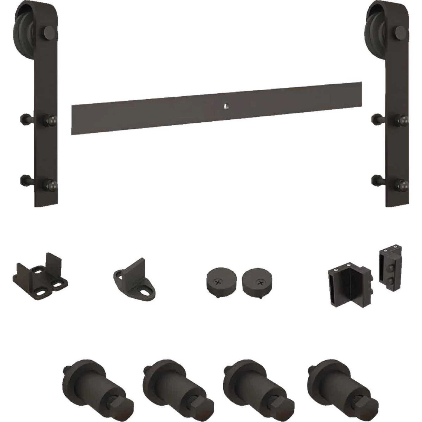 Cheap 🎉 National Oil Rubbed Bronze Steel Up To 200 Lb. Barn Door Track Hardware Kit 😀 5 Cheap 🎉 National Oil Rubbed Bronze Steel Up To 200 Lb. Barn Door Track Hardware Kit 😀 - Image 3