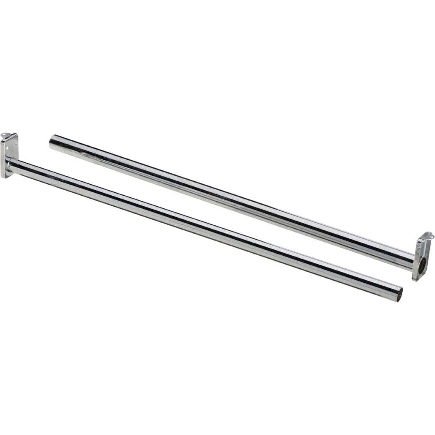 Discount ⭐ National 30 In. To 48 In. Adjustable Closet Rod, Chrome 👏 3 Discount ⭐ National 30 In. To 48 In. Adjustable Closet Rod, Chrome 👏