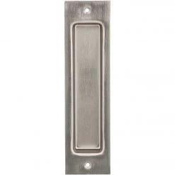 Best Sale 🎉 National 8 In. Satin Nickel Flush Barn Door Pull 🔥