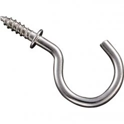 Buy ๐ National 1 In. Satin Nickel Cup Hook (30-Count) ๐