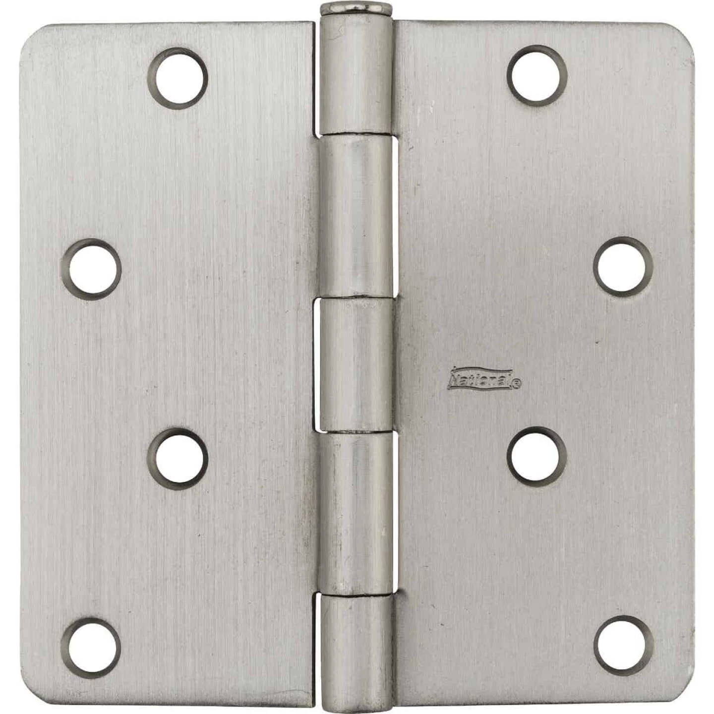 Flash Sale โ๏ธ National 4 In. X 1/4 In. Radius Satin Nickel Door Hinge ๐คฉ 4 Flash Sale โ๏ธ National 4 In. X 1/4 In. Radius Satin Nickel Door Hinge ๐คฉ - Image 2