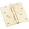 Cheapest 💯 National 4 In. Satin Brass Square Door Hinge, (3-Pack) 🥰 -National Sales Store ItemImage 201015 q5vdxy 3c8ok8 5xkj6m