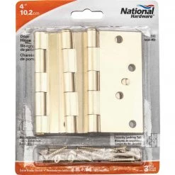 Cheapest 💯 National 4 In. Satin Brass Square Door Hinge, (3-Pack) 🥰 5 Cheapest 💯 National 4 In. Satin Brass Square Door Hinge, (3-Pack) 🥰 -National Sales Store ItemImage 201015 q5vdxz 37koq0 3yo925