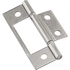 Outlet 🌟 National Non-Removable Pin Surface Mount Satin Nickel Bi-Fold Door Hinge 🔥