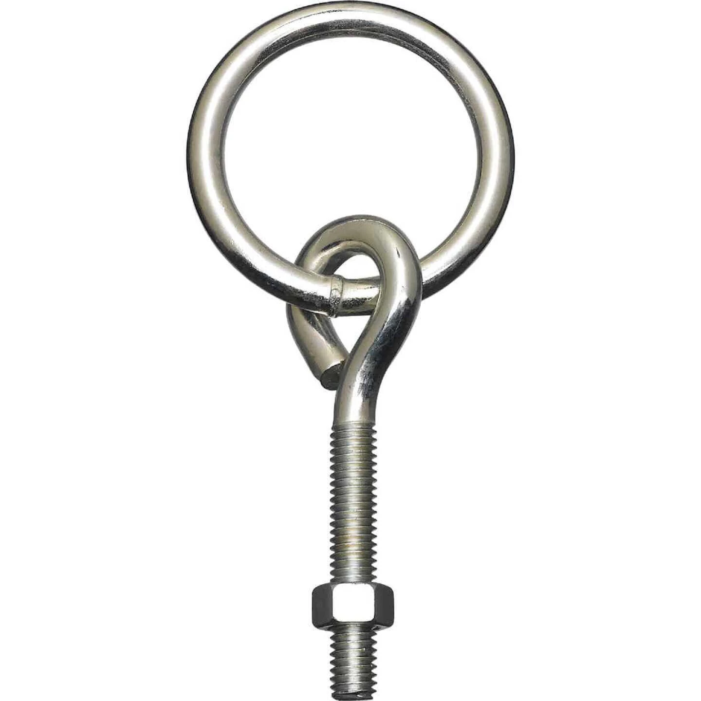 Promo ❤️ National 3/8 In. X 3-3/4 In. Zinc Ring Eye Bolt 🎁 3 Promo ❤️ National 3/8 In. X 3-3/4 In. Zinc Ring Eye Bolt 🎁