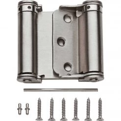 Best Sale 👏 National 3 In. Satin Nickel Double-Acting Spring Door Hinge ⌛