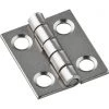 Buy 🔥 National 3/4 In. X 5/8 In. Satin Nickel Narrow Hinge (4-Pack) ✨ -National Sales Store ItemImage 201074 q5ve0a 8acrfs 8wz946
