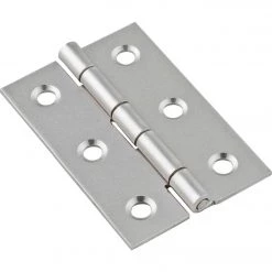 Discount 👏 National 2 In. X 1-3/8 In. Satin Nickel Broad Hinge (2-Pack) ✔️