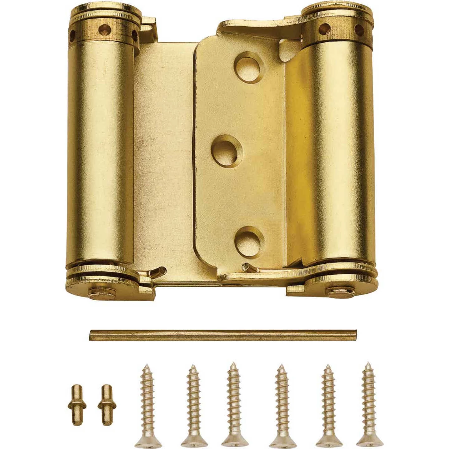 Cheap 👏 National 3 In. Satin Brass Double-Acting Spring Door Hinge ❤️ 3 Cheap 👏 National 3 In. Satin Brass Double-Acting Spring Door Hinge ❤️