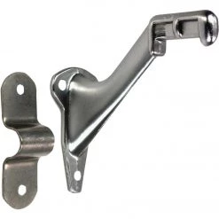 Outlet 🎉 National 1420 Satin Chrome Handrail Bracket, 2 Piece 😀