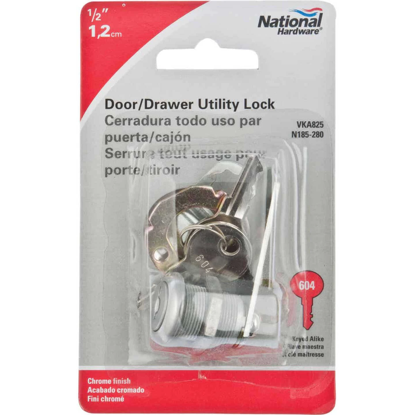 Promo 🛒 National VKA825 1/2 In. Chrome Utility Lock 🔥 4 Promo 🛒 National VKA825 1/2 In. Chrome Utility Lock 🔥 - Image 2