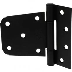 Best Sale 🧨 National Hardware 3-1/2 In. Matte Black Extra Heavy Gate Hinge 🌟