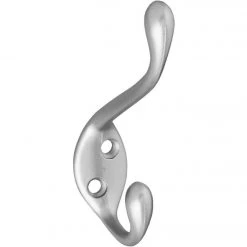 Flash Sale 👍 National Heavy-Duty Satin Chrome Wardrobe Hook 🛒