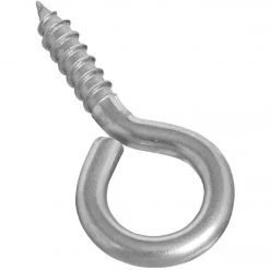 Discount 🛒 National #4 Stainless Steel Large Screw Eye 🔔