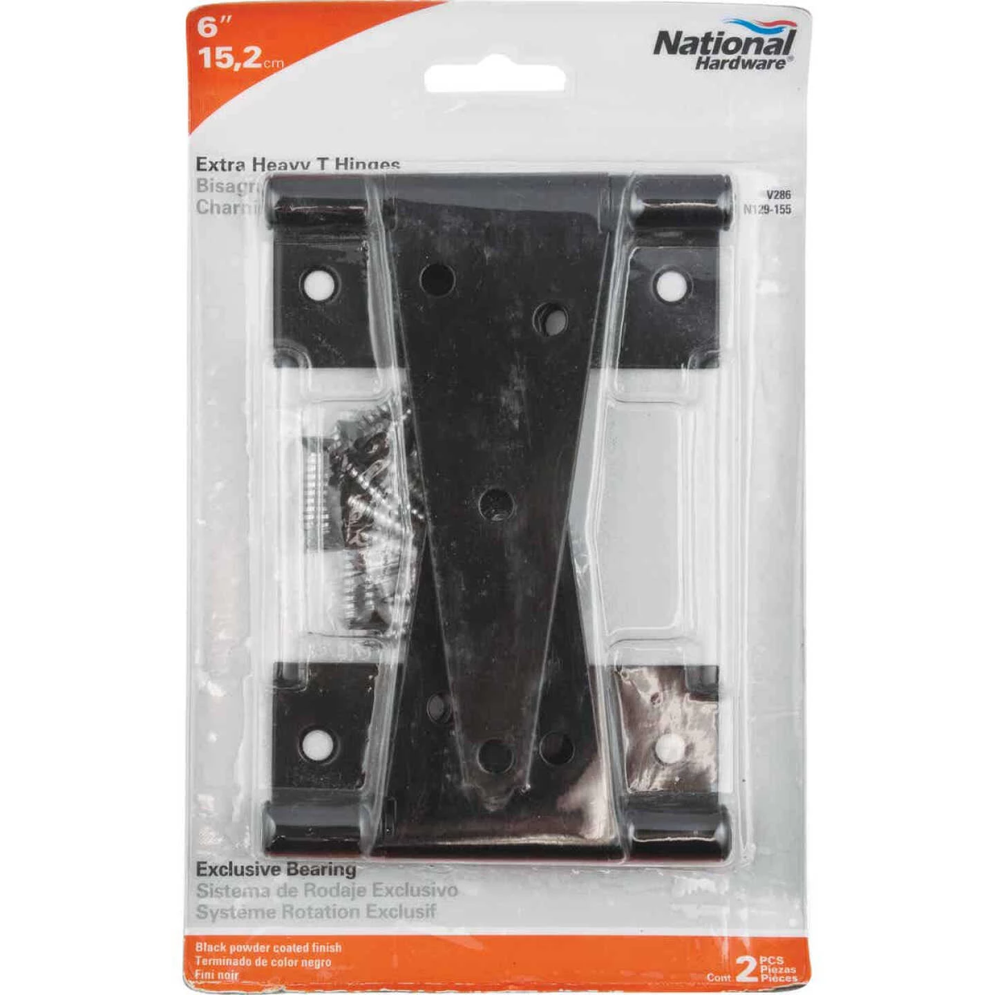 Top 10 😍 National 6 In. Black Heavy-Duty Tee Hinge (2-Pack) 🔥 4 Top 10 😍 National 6 In. Black Heavy-Duty Tee Hinge (2-Pack) 🔥 - Image 2