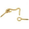 Discount 🔥 National Solid Brass 1 In. Hook & Eye Bolt (2 Ct.) 😉 -National Sales Store ItemImage 206084 q5vf35 7tl4q8 9cxe1g