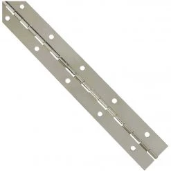 Cheap 🤩 National Steel 1-1/2 In. X 12 In. Nickel Continuous Hinge ⌛