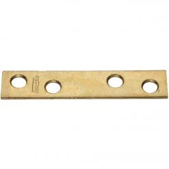 Top 10 🤩 National Catalog 118 3 In. X 5/8 In. Brass Steel Mending Brace (4-Count) 🧨