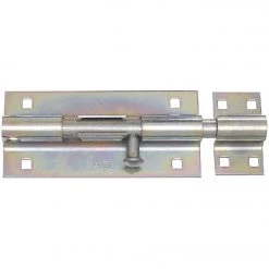 New 😍 National 8 In. Zinc Extra Heavy-Duty Door Barrel Bolt 💯