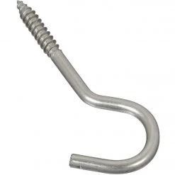 Promo 👍 National 1/4 In. X 4-1/4 In. Stainless Steel Screw Hook ✔️