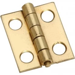 Buy 😉 National 3/4 In. X 5/8 In. Narrow Brass Decorative Hinge (4-Pack) 😉