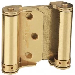 Cheap 😉 National 3 In. Satin Brass Double Action Spring Door Hinge (2-Pack) 👏