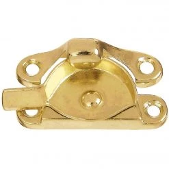 New 🧨 National Bright Brass 7/8 In. Crescent Sash Lock ❤️