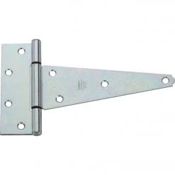 Outlet 😀 National 8 In. Zinc-Plated Steel Heavy-Duty Tee Hinge (2-Pack) ⌛