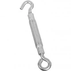 Promo 👍 National 3/8 In. X 10-1/2 In. Zinc Hook & Eye Turnbuckle 🎉