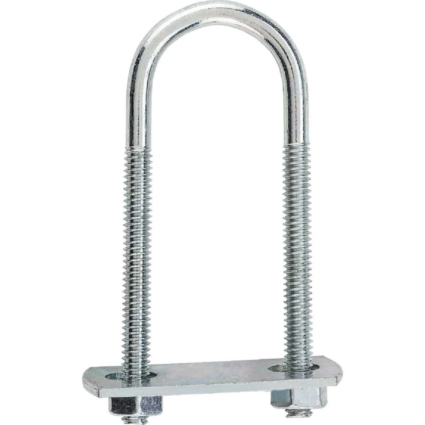 Brand new ❤️ National 1/4 In. X 1-1/8 In. X 3-1/2 In. Zinc Round U Bolt ❤️ 4 Brand new ❤️ National 1/4 In. X 1-1/8 In. X 3-1/2 In. Zinc Round U Bolt ❤️ - Image 2