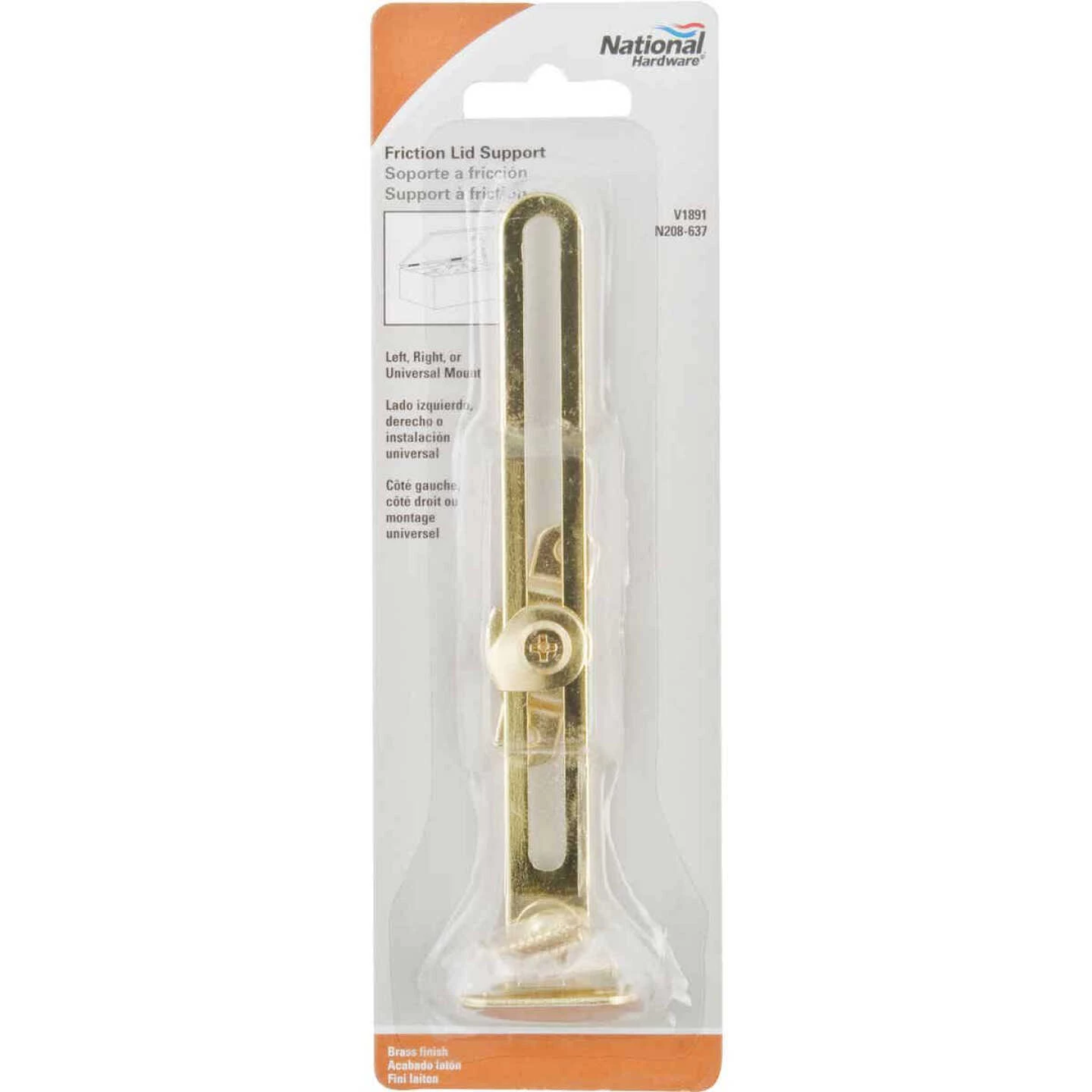 Budget 💯 National Catalog V1891 Steel Friction Lid Support 🔔 4 Budget 💯 National Catalog V1891 Steel Friction Lid Support 🔔 - Image 2