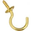 Deals 😀 National V2021 7/8 In. Solid Brass Series Cup Hook (5 Count) ⌛ -National Sales Store ItemImage 212790 q5vg2w di57zc 2v68qt