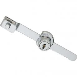 Best deal 🎁 National 4-1/2 In. Chrome Keyed Showcase Lock - Keyed Different 🔥