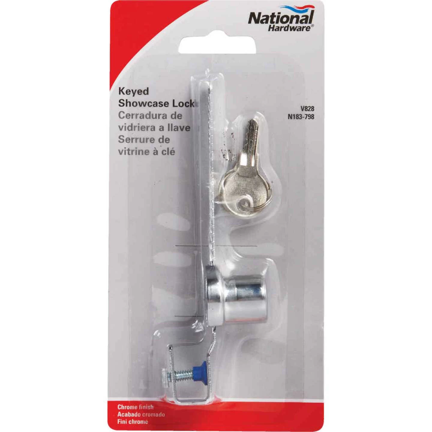 Best deal 🎁 National 4-1/2 In. Chrome Keyed Showcase Lock - Keyed Different 🔥 4 Best deal 🎁 National 4-1/2 In. Chrome Keyed Showcase Lock - Keyed Different 🔥 - Image 2