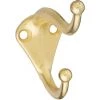 Coupon 👍 National Bright Brass Stock 🧥 Coat & Hat Wardrobe Hook, (2-Pack) ✨ -National Sales Store ItemImage 214493 q5vg6s 2yg38w enff9r