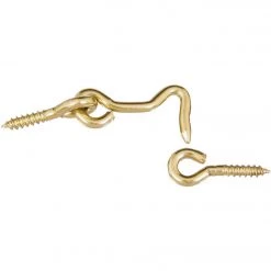 Best Pirce 🔔 National Solid Brass 1-1/2 In. Hook & Eye Bolt (2 Ct.) 💯