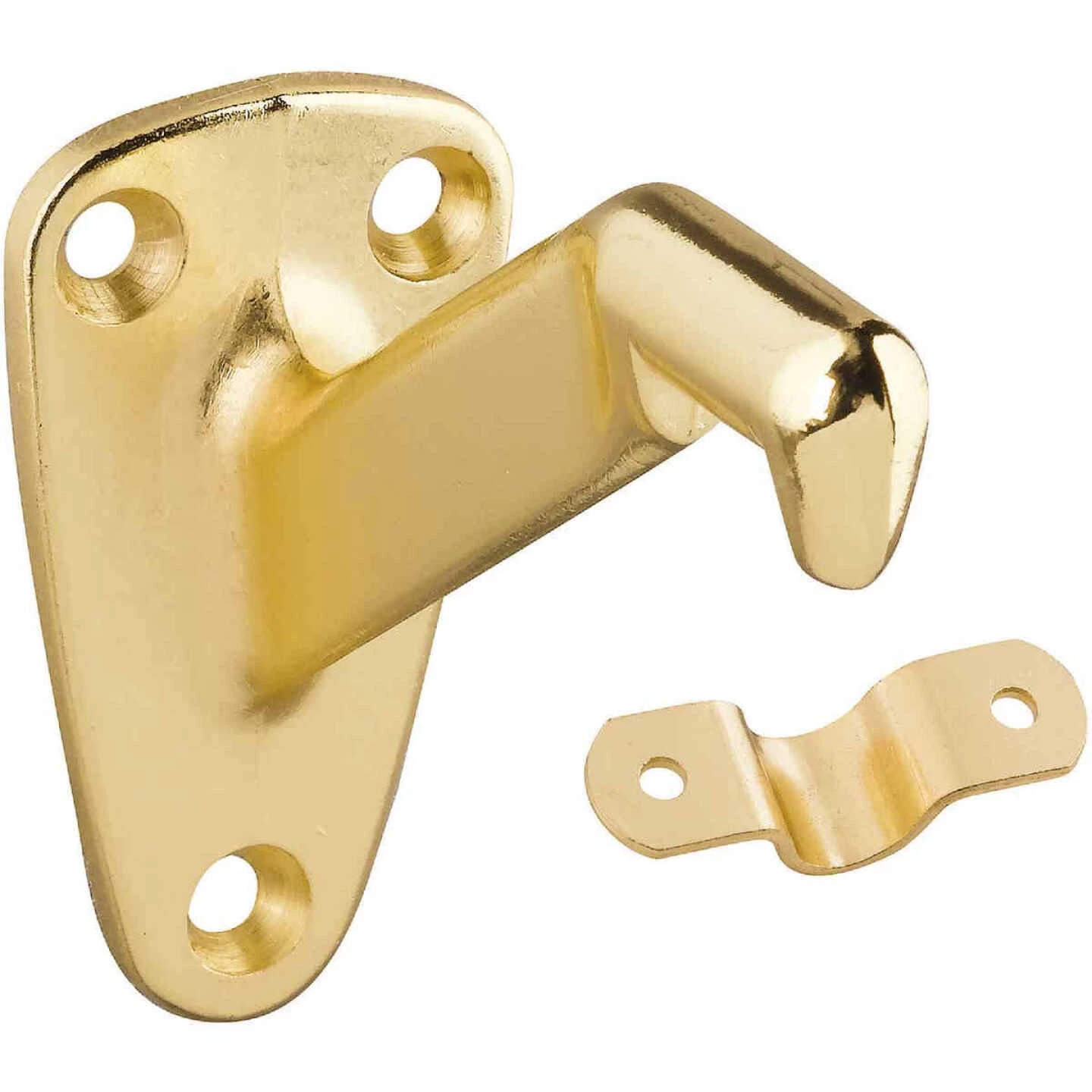 New 😍 National Gallery Series Bright Brass Handrail Bracket 🔔 3 New 😍 National Gallery Series Bright Brass Handrail Bracket 🔔
