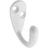 Budget 🎁 National White Single Clothes Wardrobe Hook, (2-Pack) 😀 -National Sales Store ItemImage 214994 q5vg8t 4il7a0 193tzq