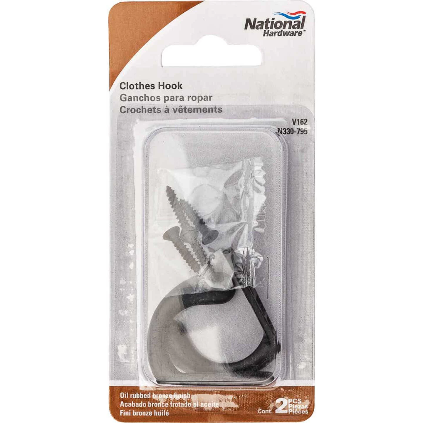 Best deal 👍 National Oil Rub Bronze Single Clothes Wardrobe Hook, 2 Per Card 😍 4 Best deal 👍 National Oil Rub Bronze Single Clothes Wardrobe Hook, 2 Per Card 😍 - Image 2