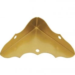 Wholesale ⌛ National Catalog V1854 5/8 In. X 1-3/4 In. Brass Decorative Corner Protector (4-Count) ⌛