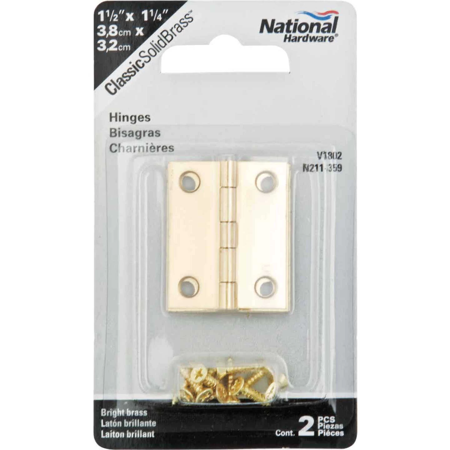 Best reviews of 😀 National 1-1/2 In. X 1-1/4 In. Brass Medium Decorative Hinge (2-Pack) 👍 4 Best reviews of 😀 National 1-1/2 In. X 1-1/4 In. Brass Medium Decorative Hinge (2-Pack) 👍 - Image 2