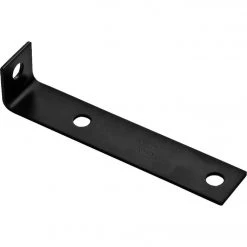 Wholesale ⌛ National 7.5 In. X 1.5 In. X 1/8 In. Black Heavy Duty Offset Leg Corner Brace ⌛
