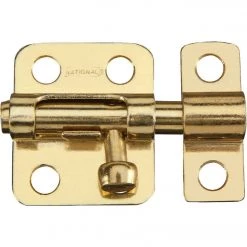Discount 😍 National 2 In. Satin Brass Cellar Window Barrel Bolt 😀