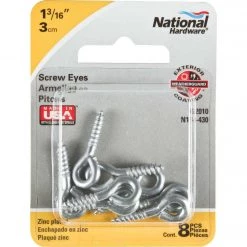Discount 😀 National #210 Zinc Small Screw Eye (8 Ct.) 👏 5 Discount 😀 National #210 Zinc Small Screw Eye (8 Ct.) 👏 -National Sales Store ItemImage 219043 q5vgqj eztlkg 80j74l