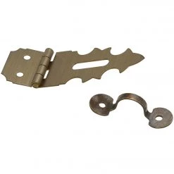 Best deal 💯 National 5/8 In. X 1-7/8 In. Antique Brass 2-Hole Decorative Hasp 🎉