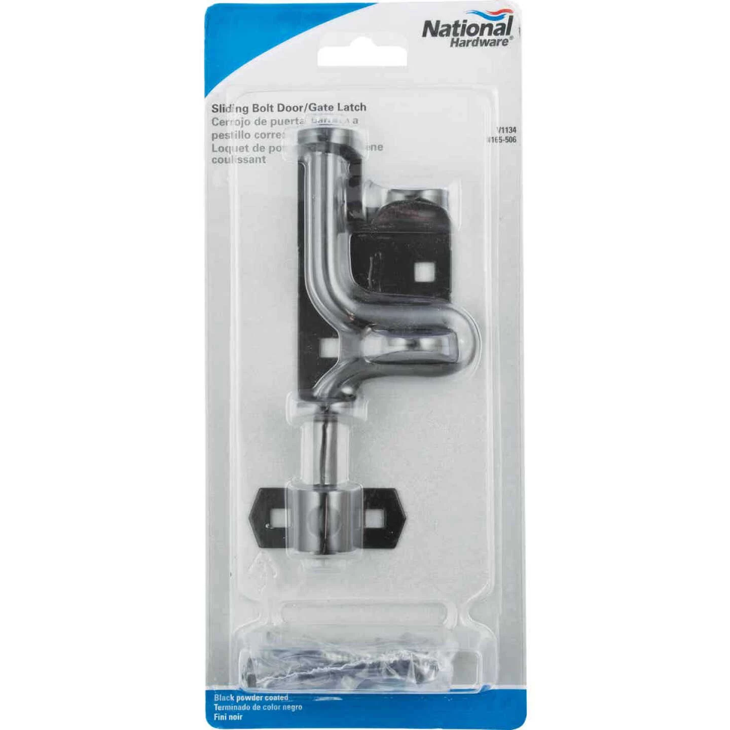 Brand new ⭐ National Black Slide Bolt Latch 💯 4 Brand new ⭐ National Black Slide Bolt Latch 💯 - Image 2
